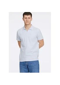 Poloshirt LINDBERGH "Poloshirt Slim Fit", Herren, Gr. XL, pastel blau 125, Obermaterial: 95% Baumwolle, 5% Elasthan, schmal, Shirts