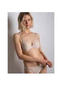 Schalen-BH Passionata "MISS JOY", Damen, Gr. 80, Cup A, dune, Obermaterial: 89% Polyester, 11% Elasthan, BHs Schalen-BH, verspielte Schmetterlingsmotive, leichter T&uuml;ll, atmungsaktiv