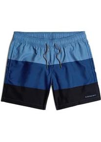 G-Star Raw Badeshorts G-STAR "Dirik Color Block Badeshorts", Herren, Gr. S, Normalgr&ouml;&szlig;en, dutch blau color block, Obermaterial: 100% Polyester, Badehosen Badeshorts