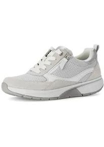 Sneaker Gabor "Sneaker low", Damen, Gr. 40,5, grau, Schuhe Sneaker