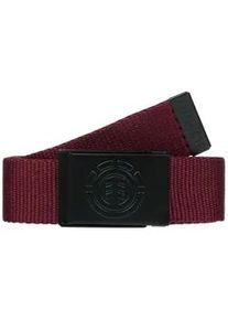 Stoffg&uuml;rtel Element "Icon Webbing", Herren, zinfandel, Obermaterial: 100% Microfaser;, G&uuml;rtel Stoffg&uuml;rtel
