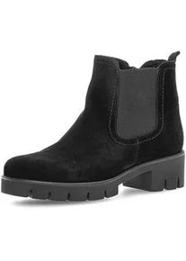Chelseaboots Gabor "Chelsea Boot", Damen, Gr. 37,5, schwarz, Schuhe Chelseaboots