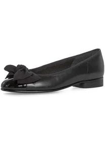 Ballerina Gabor "Eleganter Ballerina", Damen, Gr. 44, schwarz, Schuhe Ballerina