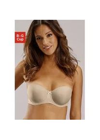 Schalen-BH Nuance, Damen, Gr. 70, Cup E, braun (toffee), Microtouch, Obermaterial: 52% Polyamid, 33% Polyester, 15% Elasthan, BHs Schalen-BH, mit abnehmbaren und transparenten Tr&auml;gern