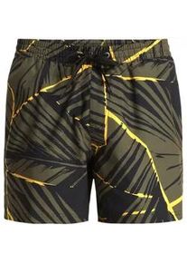 Boardshorts Quiksilver "Everyday Printed Volley 15", Herren, Gr. S, grape leaf natural geo, Obermaterial: 100% Microfaser;, Hosen