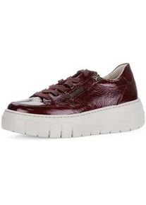Sneaker Gabor "Sneaker low", Damen, Gr. 38, rot, Schuhe Sneaker