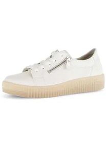 Sneaker Gabor "Sneaker low", Damen, Gr. 43, wei&szlig;, Schuhe Sneaker
