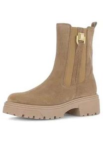 Chelseaboots Gabor "Chelsea Boot", Damen, Gr. 39, braun, Schuhe Chelseaboots