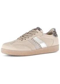 Sneaker Gabor "Sneaker low", Damen, Gr. 44, creme, Schuhe Sneaker