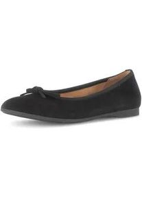 Ballerina Gabor "Eleganter Ballerina", Damen, Gr. 37, schwarz, Schuhe Ballerina