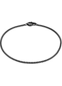 Armband True Rebels "TR348" Gr. 21, schwarz, Armb&auml;nder, Herren, 21, Edelstahl, Armband