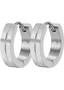 Adelia&acute;s Klappcreolen ADELIA ́S "Damen Ohrringe &ndash; Klappcreole aus Edelstahl", Damen, Gr. Damen, Edelstahl, silber, Ohrringe Klappcreolen, Zum Verschenken &ndash; ideal zum Muttertag