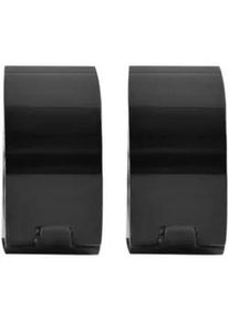 Adelia&acute;s Klappcreolen ADELIA ́S "Unisex Ohrringe &ndash; Klappcreole aus Edelstahl", Damen, Gr. Unisex, Edelstahl, schwarz, Ohrringe Klappcreolen, Ideal als Geschenk zum Muttertag