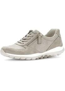 Sneaker Gabor "Sneaker low", Damen, Gr. 40, beige, Schuhe Sneaker