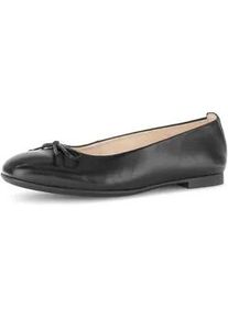 Ballerina Gabor "Eleganter Ballerina", Damen, Gr. 36, schwarz, Schuhe Ballerina