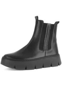 Chelseaboots Gabor "Chelsea Boot", Damen, Gr. 39, schwarz, Schuhe Chelseaboots
