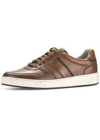 Sneaker Gabor "Gabor Sneaker low Glattleder", Herren, Gr. 49,5, braun, Schuhe Sneaker