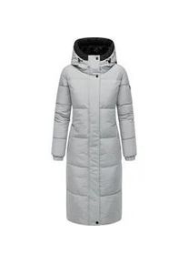 Steppmantel Navahoo "Taubl&uuml;te XIV", Damen, Gr. S (36), grau, Obermaterial: 100% Polyester; Innenfutter: 100% Polyester; Wattierung: 100% Polyester; &Auml;rmelfutter: 100% Polyester, Basic, figurumspielend kniebedeckend, hoch geschlossener Ausschnitt, &Auml;rmel ohne &Auml;rmelschlitz elastischer Bund mit innenliegendem Gummizug, M&auml;ntel Steppmantel, Gesteppter Damen Mantel mit 2-Wege-Rei&szlig;verschluss