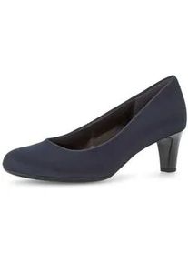 Pumps Gabor "Eleganter Pump", Damen, Gr. 35, blau, Schuhe Pumps