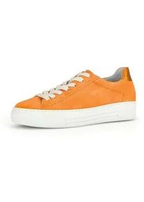 Sneaker Gabor "Sneaker low", Damen, Gr. 38, orange, Schuhe Sneaker