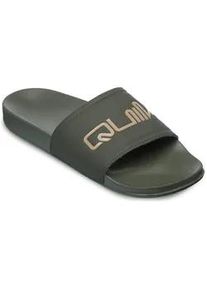 Sandale Quiksilver "Sessions Slide", Herren, Gr. 11 (44), braun, Obermaterial:Obermaterial: 100% PU, Futter: 100% Textil, Laufsohle: 100% EVA;, Schuhe Sandale