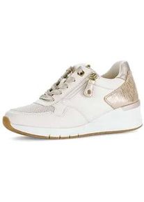 Sneaker Gabor "Sneaker low", Damen, Gr. 42, beige, Schuhe Sneaker