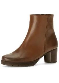 Plateaustiefelette Gabor "Plateau Stiefelette", Damen, Gr. 40,5, braun, Schuhe