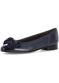 Ballerina Gabor "Eleganter Ballerina", Damen, Gr. 40, blau, Schuhe Ballerina