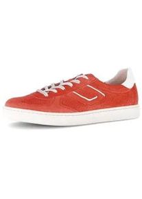Sneaker Gabor "Sneaker low", Damen, Gr. 37, orange, Schuhe Sneaker