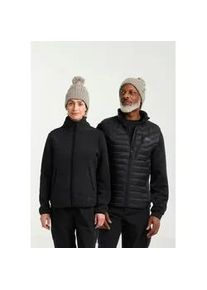 Bommelm&uuml;tze Jack Wolfskin "POMPOM BEANIE", Damen, Gr. onesize, beige (palesand), Materialmix, M&uuml;tzen