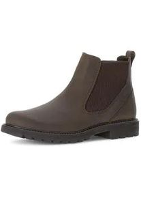 Chelseaboots Gabor "Gabor Chelsea Boot Glattleder", Herren, Gr. 44, braun, Schuhe Chelseaboots