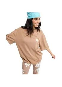 T-Shirt Roxy "My Boyfriend", Damen, Gr. L, braunie, Obermaterial: 100% Baumwolle;, Shirts T-Shirt