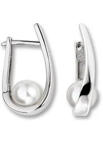 Paar Creolen ONE ELEMENT "Ohrringe Creolen aus 925 Silber", silber, Ohrringe, Damen, Damen, Perlen Silber 925 (Sterlingsilber), Perlen, Silber 925 (Sterlingsilber), Ihr pers&ouml;nliches Symbol &ndash; liebevoll gearbeitet f&uuml;r jeden Tag