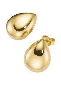 Paar Ohrstecker Firetti "Schmuck Geschenk Silber 925 Ohrschmuck Ohrringe Tropfen", gelbgoldfarben, Ohrringe, Damen, Silber 925 (Sterlingsilber)