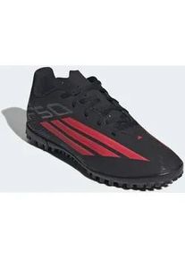 Fu&szlig;ballschuh Adidas PERFORMANCE "F50 CLUB TURF KIDS", M&auml;dchen, Gr. 34, core schwarz, lucid rot, core schwarz, Synthetik, Textil, Schuhe Fu&szlig;ballschuh, f&uuml;r Kunstrasen, Hart- und Aschenpl&auml;tze, f&uuml;r Kinder & Jugendliche