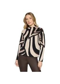 Strickpullover Betty Barclay "Damen mit Stehkragen", Damen, Gr. 36, beige, taupe, Strick, Obermaterial: 45% Viskose, 24% Polyester, 21% Polyamid, 10% Polyester, gerade normal, Pullover Strickpullover