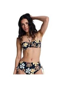 B&uuml;gel-Bikini-Top Roxy "Nostalgic Feel", Damen, Gr. L, Cup B, anthrazit nostalgic feels ful, Obermaterial: 85% Microfaser, 15% Elasthan;, Bikini-Oberteile
