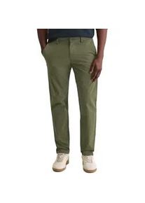 Marc O'Polo Chinohose MARC O'POLO "aus hochwertigem Bio-Baumwoll-Mix", Herren, Gr. 36, L&auml;nge 32, dried herb, Obermaterial: 97% Baumwolle, 3% Elasthan, unifarben, gerade, unten schmal normal, Hosen Chinohose