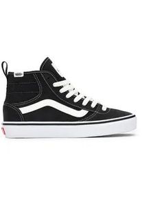 Sneaker Vans "ASHWOOD HI DECON", Damen, Gr. 39, schwarz, wei&szlig;, Leder, Synthetik, Textil, Schuhe Sneaker