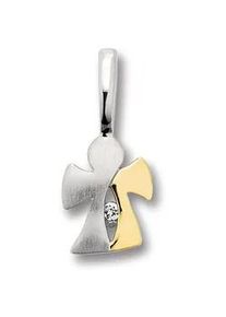 Kettenanh&auml;nger ONE ELEMENT "Zirkonia Engel Anh&auml;nger aus 925 Silber", silber, Schmuckanh&auml;nger, M&auml;dchen, Silber 925 (Sterlingsilber), Kettenanh&auml;nger, Fein gefertigt &ndash; ein Zeichen mit besonderer Bedeutung