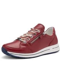 Keilsneaker Ara "OSAKA", Damen, Gr. 7 (41), cognac, Glattleder, unifarben, Schuhe, Freizeitschuh, Halbschuh, Schn&uuml;rer in Komfortweite H (=sehr weit)