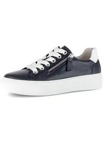 Sneaker Gabor "Sneaker low", Damen, Gr. 37,5, blau, Schuhe Sneaker