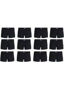 Jack & Jones Trunk JACK & JONES "JACSOLID VANCE TRUNKS 12 PACK", Herren, Gr. M, 12 Stk., schwarz pack:12xschwarz, Jersey, Obermaterial: 95% Baumwolle, 5% Elasthan, unifarben, Unterhosen