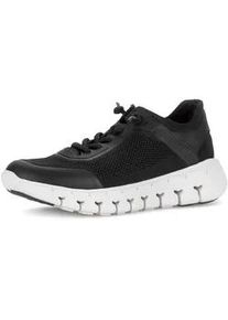 Sneaker Gabor "Sneaker low", Damen, Gr. 35,5, schwarz, Schuhe Sneaker