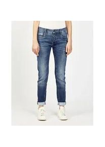 Relax-fit-Jeans Gang "Gang Jeans Relaxed Fit 94GERDA", Damen, Gr. 26, denim blau, 79% Baumwolle, 20% Polyester, 1% Elasthan, Jeans