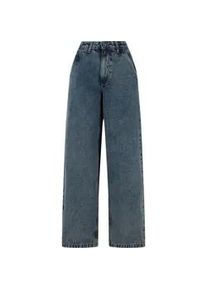 Bequeme Jeans Urban Classics "Urban Classics Ladies Tapered Baggy Jeans", Damen, Gr. 33, Normalgr&ouml;&szlig;en, dirty washed, 100% Baumwolle, unifarben, Jeans