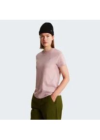 T-Shirt The North Face "W EVOLUTION SIMPLE DOME SLM SHORT SLEEVE", Damen, Gr. L, metal pink, Obermaterial: 100% Baumwolle, Shirts T-Shirt, sportliche Passform, Kurzarm, f&uuml;r Sport und Outdoor, aus Baumwolle