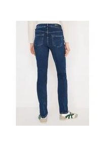 Slim-fit-Jeans Cecil, Damen, Gr. 29, L&auml;nge 32, mid blau used wash, Jeans, 78% Baumwolle, 20% Polyester, 2% Elasthan, unifarben, lang, Jeans Slim-fit-Jeans, 5-Pocket-Style