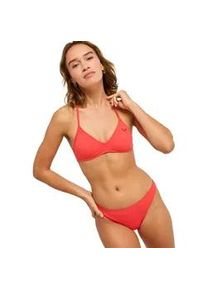 Triangel-Bikini-Top Roxy "Solid Essentials", Damen, Gr. XL, Cup B, hibiscus, Obermaterial: 85% Microfaser, 15% Elasthan;, Bikini-Oberteile