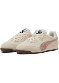 Sneaker Puma "ARIZONA SD", Damen, Gr. 41, alpine snow, sandstone, chocolate braun, Leder, mehrfarbig, Schuhe Sneaker